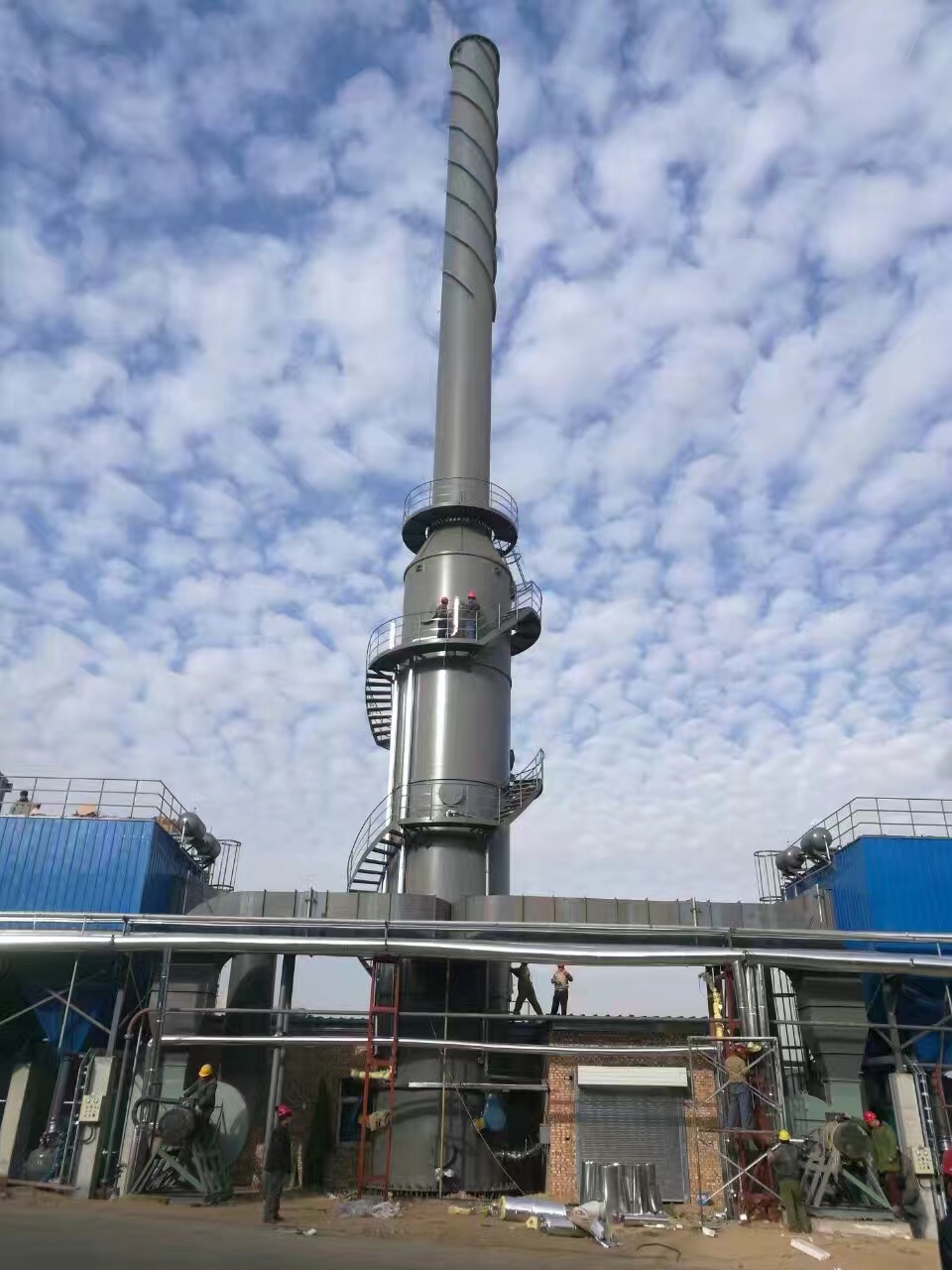 山西-燃煤有機(jī)熱載體鍋爐除塵項(xiàng)目